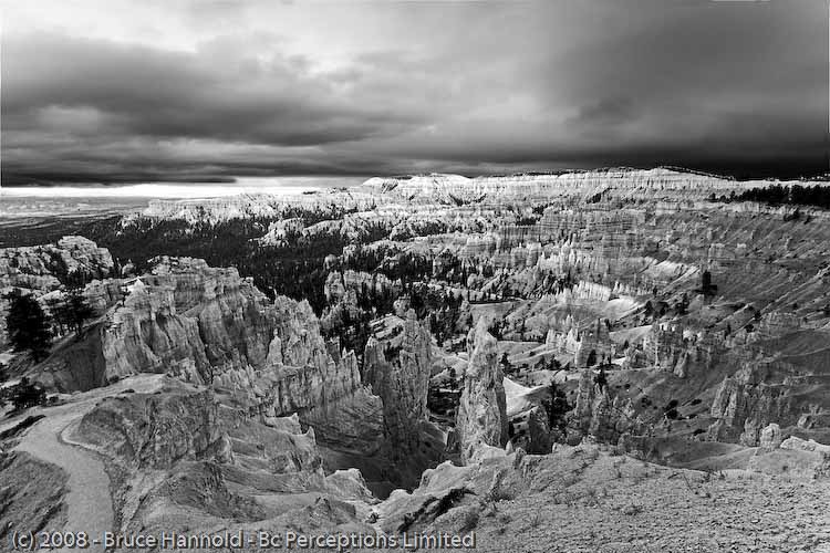 GATHERING STORM OVER BRYCE